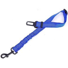 3 Colors Dog Safety Belt Pet Seat Belt Dog Car Harness Adjustable 360° zinc Alloy Buckle with Elastic,High Strength,Wear-Resistant and Durable,Easy to Install,Easy to Wash(Grey) in Kuwait