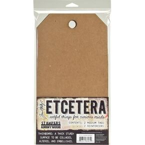 Tim Holtz Etsiera علامة صغيرة 5. 5"X10" (عبوة من 3)