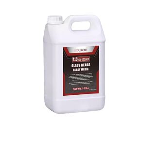 #10 Glass Beads - 10 lb (4.5 kg) - Sand Blasting Abrasive Media (Medium) 100-170 Mesh (Grit) for Blast Cabinets or Sand Blasting Guns