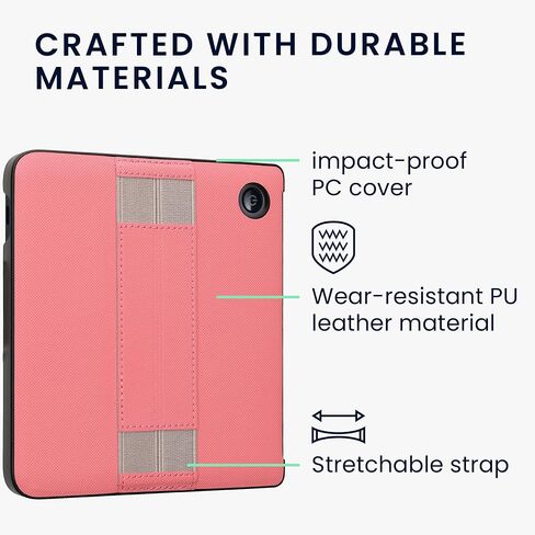 eReader Case Compatible with Kobo Libra 2 Case - PU Leather Reading Device Protective Cover - Grey in Kuwait
