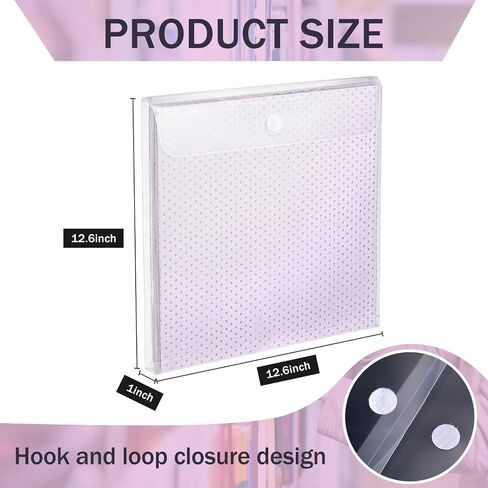 Henoyso 24 Pcs 12 x 12 Inch Scrapbook Paper Storage Organizer, 1 Inch Thick in Kuwait