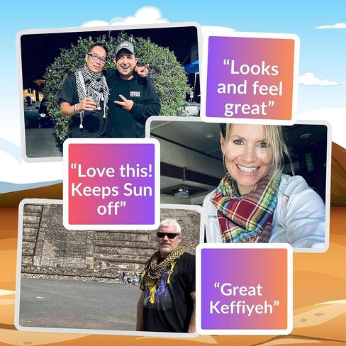 LOVARZI Skull Scarf for Men & Women - Black & White Cotton Square Neck Scarf - Palestinian Shemagh Tactical Scarf - Pirate Bandana Head Wrap With Skulls - Goth Accessories Halloween Scarf in Kuwait