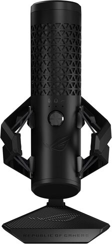 ASUS ROG Carnyx USB Gaming Microphone (25mm Condenser Capsule, 192kHz/24-bit, Cardioid, high-Pass Filter, Built-in pop Filter, Metal Shock Mount, one-Touch Mute, Aura Sync RGB)- Moonlight White in Saudi Arabia