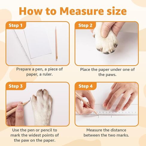 Non Slip Dog Socks to Prevent Licking Paws - Strong Traction for Hardwood Floors, Senior Dogs, Paw Protector, Prevent Scratching, Double Sides Anti Slip Dog Socks - Size Medium in Kuwait