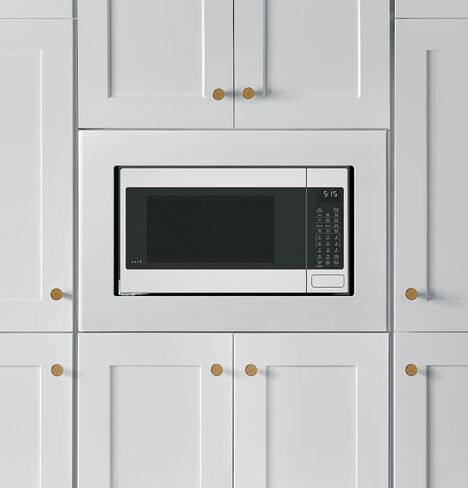 Café CEB515P3NDS Countertop Convection Microwave Oven, Broil, Auto-Cook, Roast, Defrost, Warm, Scan-to-Cook WiFi-Connectivity, 1000 Watts, Smart Home & Kitchen Essentials, New 1.5 Cu. Ft, Matte Black in Kuwait