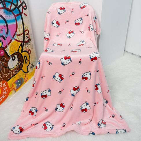 Cozy Soft Blanket for Kids - Cartoon Double Sided Printed - Fuzzy Blanket for Teens Girl Boy Toddler Baby - Size 35IN*50IN (35 * 50) in Saudi Arabia