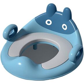 Toilet Seat for Toddlers Potty Training with Splash Guard and Back Support. Portable baby toilet training seat. Comfortable Seat For Kids Cartoon Design Baby Training Seat With Soft Cushion (Pink)