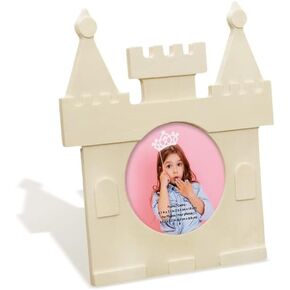 Castle Shaped Photo Frame - Unfinished - Princess Frame For 3.5 Photo