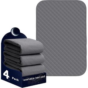 Hide Stains Washable Incontinence Pads 36x72 Inch,Heavy Absorbent Bed Wetting Pad,Waterproof Pad for Bed Protector ,Bed Pad for Incontinence Washable Extra Large,Washable Bed Pad for Adult,Pet