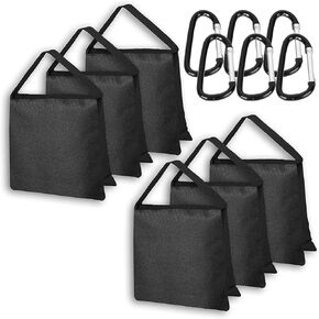 EMART Upgraded Heavy Duty Sandbag - Photo Video Studio Stage Film Weight Bags for Photo Video Studio, Light Stands Boom Arms Tripods - 6 Pack