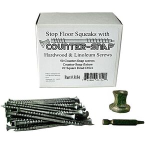 Squeeeeek No More Counter SnapAt Joist Only Starter Pack Kit - Part # 3154