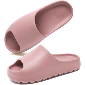 Cloud Slides for Women Men, Recovery Pillow Slides for women,EVA Anti-Slip shower shoes,Thick Sole Open Toe Garden Shoes,sandals women,mens slippers for Indoor and Outdoor