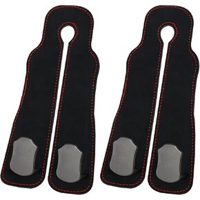 2 Pcs Black Feather Hooks for Car Seat Headrest,2 in 1 Car Seat Back Storage Hook, Car Purse Hook, Car Bag Hook, Car Organizers