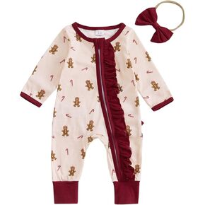 Halloween Baby Boy Girl Outfit Pumpkin Long Sleeve Onesie Romper Jumpsuit Halloween Clothes Girl Boy