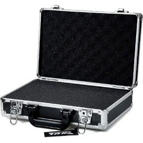HUL 18in Two-Tone Aluminum Case with Customizable Pluck Foam Interior for Test Instruments Cameras Tools Parts and Accessories