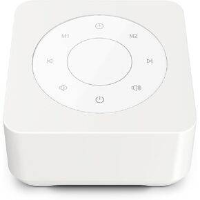 White Noise Sound Machine with 20 Soothing Sounds for Sleep for Adults & Kids & Babies. Favorite Sound Store, Memory Function, Fine Volume Control, Up to 2hrs Customized Timer, for Office & Travel