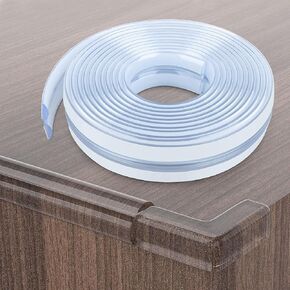 Corner Protectors, Clear Corner Protector Baby Proofing, Soft Edge Protectors,6.6ft(2M) Corner Guards Furniture Corner&Edge Safety Bumpers with Upgraded Strong Adhesive for Furniture&Sharp Corners