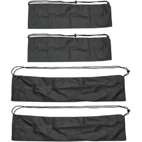 4 Pack Tripod Carrying Case Bag with Drawstring Portable Compact Dust Cover Storage Organizer Sleeve Pouch for Light Stand Monopod Umbrella Microphone Boom Bar Camera Studio Gear 17'' + 30''