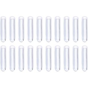 Screw Thread Protector Cover Rubber End Caps, [for Screw, Bolt] - 1/16"(2mm) ID/Clear/100pcs