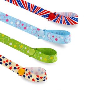 Accmor 4pcs Sippy Cup Straps, Sippy Cup leashes, Baby Bottle Strap Holders for Stroller, High Chair, Car Seats, Shopping carts, Hanging Baskets