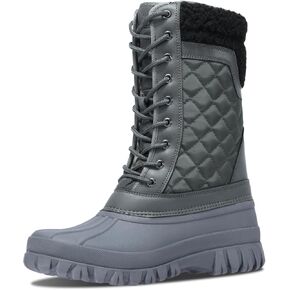 CAMEL CROWN Snow Boots for Women - Waterproof Booties with Warm Fur Lined Lace-up Shoes for Winter Outdoor