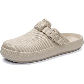 Slip-on Nurse Shoes, Women's Clogs, Mules for Womens, Lightweight Garden Work Shoes, Comfortable Slides Sandals, White