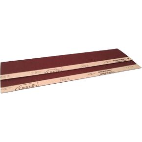 Premium Aluminum Oxide Longboard Sanding Sheets 2-3/4 x 17-1/2 Inch - Clip On Heavy Duty Sandpaper for Wood, Auto Body, Paint, Metal, and Plastics (180 Grit, 50 Pk)