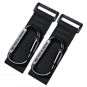 Stroller Hook Clips,Universal Hook with Buckle Lock for Hanging Diaper Bag,2-Pack Organizer Hooks for Buggy,Motorcycle,Bicycle (Black)