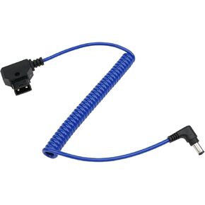 Accsoon D-Tap to DC Cable 5.5 2.1mm Accsoon CineView SE/HE/Quad Cable, Flexible Coiled Cable(40-120cm)-Blue