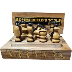 Sommerfeld Tools 7 piece Architectural Molding Set 1/2-Inch Shank For Beautiful Moldings on your Woodworking Projects