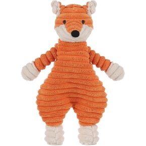 Apricot Lamb Corduroy Fox Soft Loveys for Babies, Security Blanket for Baby Boy and Girl, 10.3 Inches for Infant and Toddlers (Orange) in Kuwait