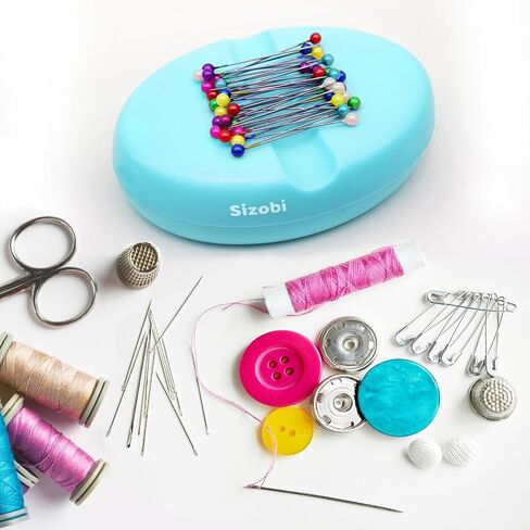 Sizobi Magnetic Pin Holder, Magnetic Pin Cushions for Sewing, Sewing Needle Magnetic Quilting Pins Holder Organizer, Magnetic Bobby Pin Holder, Magnetic Paper Clip Holder(Sewing pins not Included) in Saudi Arabia