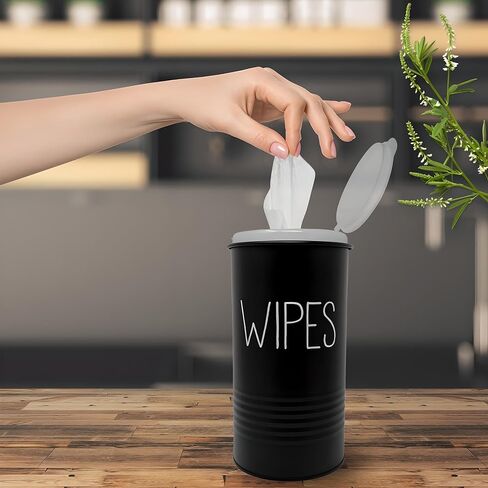 Wipe Holder for Kitchen/Bathroom Counter, Disinfectant Wipe Container, Modern Kitchen Decor, Vintage Countertop Wipe Storage Organizer Caddy, with Gold Finish in Kuwait