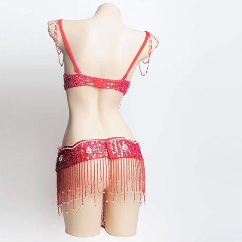 ROYAL SMEELA Belly Dance Costume for Women Tribal Belly Dance Bra and Belt Sexy Professional Dancing Suit Carnival Bra Belt in Kuwait