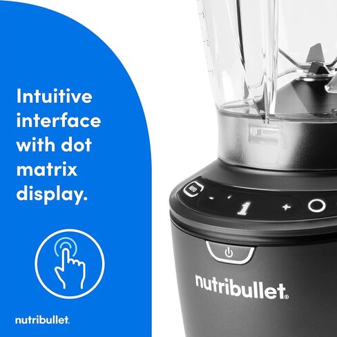 nutribullet SmartSense 5-speed, full-size blender, 1400 Watt- Black in Kuwait
