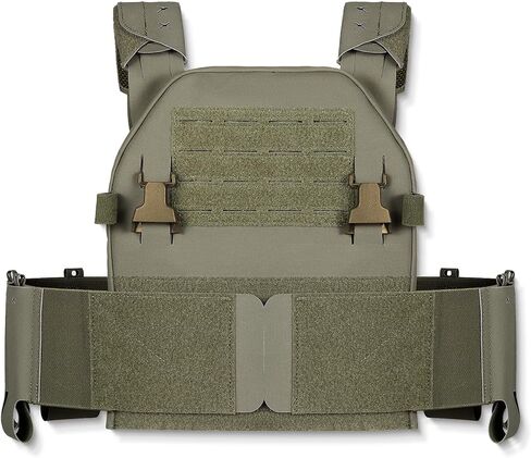 LPPC V.2 Tactical Vest, Low-Profile Slick Vest, Modular, Placard Compatible, Lightweight, Made from 1000D Nylon Laminates, Genuine MultiCam (Woodland M81) in Saudi Arabia