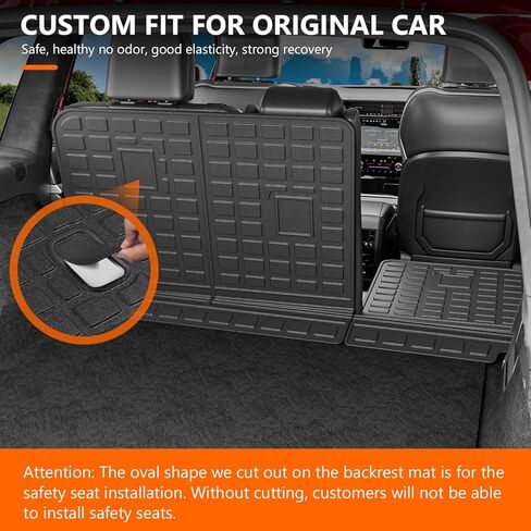 powoq Floor Mat Compatible with 2022-2024 Jeep Grand Cherokee 5Seat Cargo Liner Trunk Mat Liner Backrest Mat Replacement for 2022-2024 Jeep Grand Cherokee Accessories(Trunk Mat+Backrest Mat+Floor Mat) in Kuwait