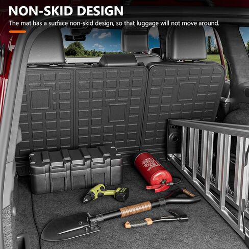 powoq Floor Mat Compatible with 2022-2024 Jeep Grand Cherokee 5Seat Cargo Liner Trunk Mat Liner Backrest Mat Replacement for 2022-2024 Jeep Grand Cherokee Accessories(Trunk Mat+Backrest Mat+Floor Mat) in Kuwait
