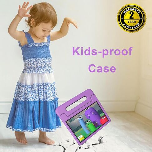 Tablet for Kids, 10 Inch Kids Tablet Android 13, 4GB+64GB, Octa-Core, WiFi 6, Big Battery, Google Kids Space, Parental Control 1280 * 800 HD Display Blue in Saudi Arabia