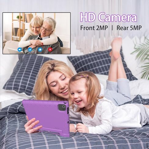 Tablet for Kids, 10 Inch Kids Tablet Android 13, 4GB+64GB, Octa-Core, WiFi 6, Big Battery, Google Kids Space, Parental Control 1280 * 800 HD Display Blue in Saudi Arabia