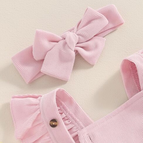 Baby Girl 1st Birthday Outfit One Embroidery Ruffle Sleeve Romper Backless Bodysuit with Headband Cake Smash Outfit in Saudi Arabia