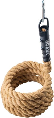 VEVOR Gym Climbing Rope, 1.5" Diameter 25 ft Length Gym Fitness Training Rope, Gym Exercise Workout Rope for Adults, Climbing Rope for Fitness and Strength Training, Climbing Exercise, Home Workout in Saudi Arabia