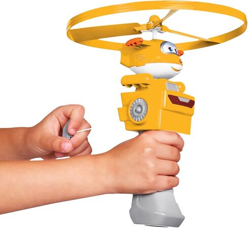 Super Wings High Flying Jett, Airplane Toy Figure & Launcher, Fly Over 20 Feet, Toys for 3+ Years Old Boys and Girls, Best Birthday Gifts for Kids in Saudi Arabia