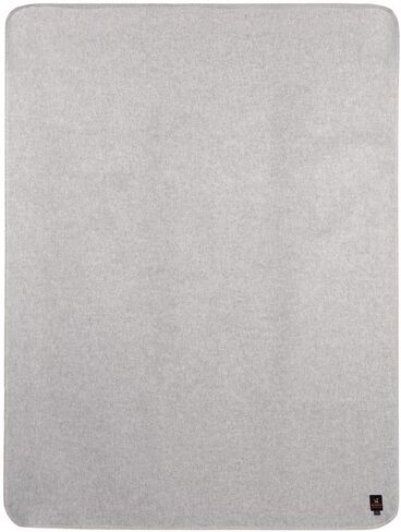 Eco 100% Baby Alpaca Blanket Twin Size 79" x 59" Natural Fiber Wool Throw Soft Hypoallergenic Dye Chemical and Toxin-Free Ethical Biodegradable Sustainable (Silver Gray/Gray, Twin) in Saudi Arabia