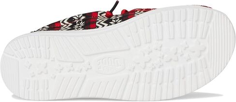 Hey Dude Kids Wally Ugly Sweater (Little Kid/Big Kid) - Loafers for Kids - Textile Upper - Synthetic Outsole in Saudi Arabia
