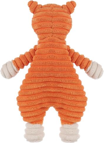 Apricot Lamb Corduroy Fox Soft Loveys for Babies, Security Blanket for Baby Boy and Girl, 10.3 Inches for Infant and Toddlers (Orange) in Kuwait