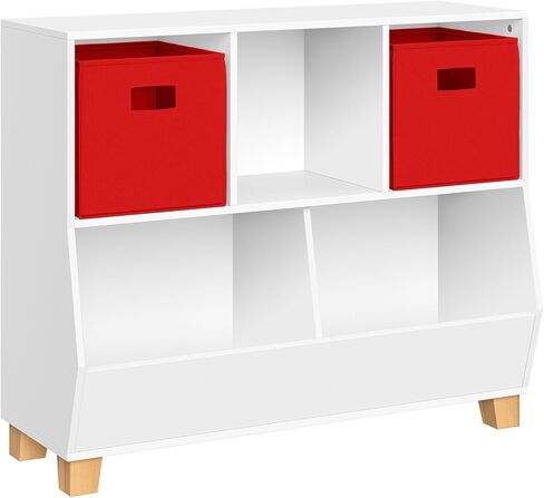 RiverRidge Catch-All Kids Toy Storage Organizer with 3 Cubbies and 2 Storage Bin Compartments in Saudi Arabia