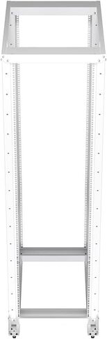 NavePoint 12U 4 Post Server Rack – Open Frame Rack for 19 Inch Equipment, Adjustable Depth 4-Post Network Rack with Casters Wheels, 12U Server Rack 1322lbs Capacity, Black in Kuwait