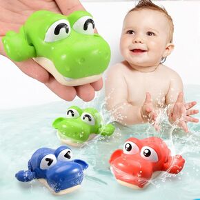 Baby Bath Toys for Kids Ages 1-3，Baby Pool Bath Toys for Babies 6-12 Months，Bathtub Water Toys for Toddlers 1-3 Pool Toys for Boys and Girls Age 2-4，3 Pack