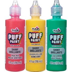 TULIP Puff Paint Metallic Gold 4 fl. oz. 3 Pack